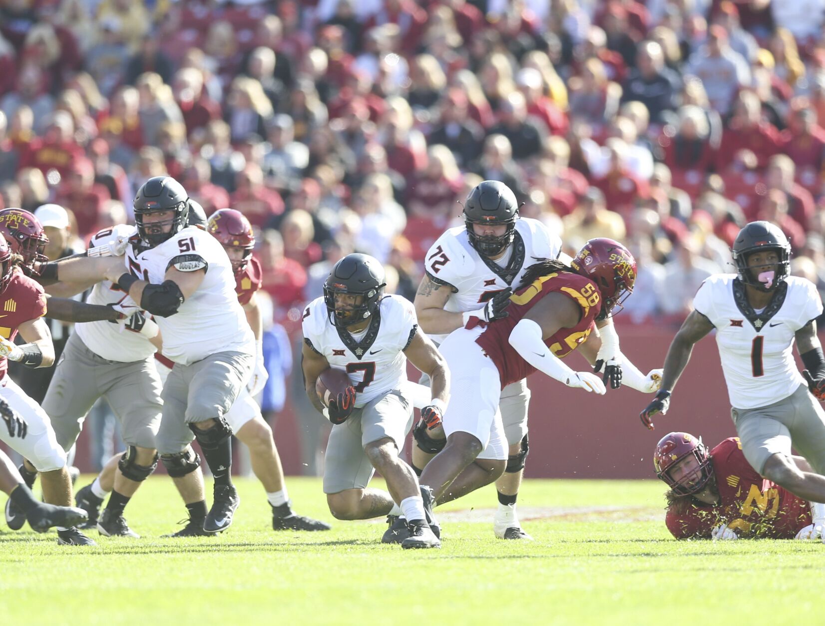 Oklahoma State plays at Iowa State University